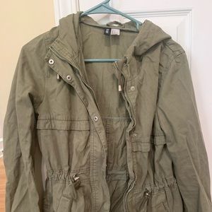 H&M Divided brand utility jacket with pockets.